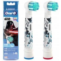 2 oryginalne końcówki Oral-B do szczoteczki elektrycznej z wzorem Star Wars