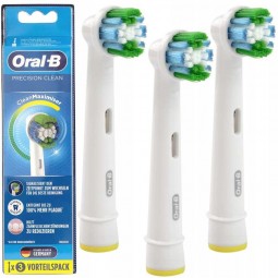 3 oryginalne końcówki Precision Clean Maximiser  do szczoteczki elektrycznej Oral-B