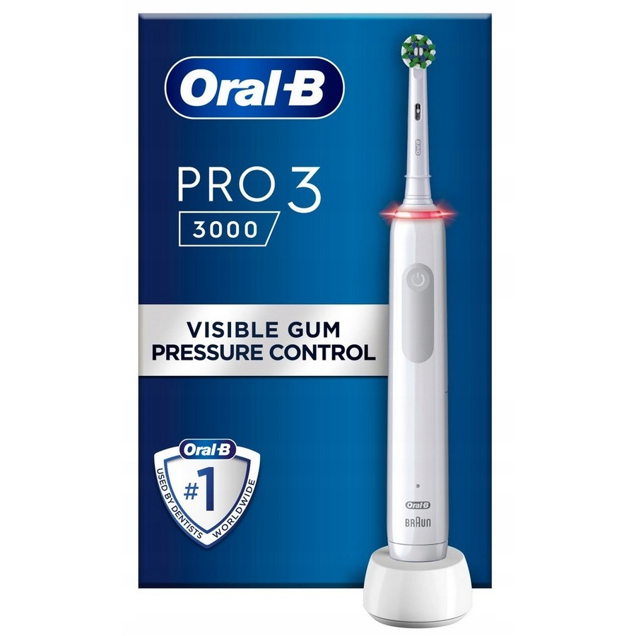 Oryginalna końcówka Oral-B Pro 3 biała opakowanie