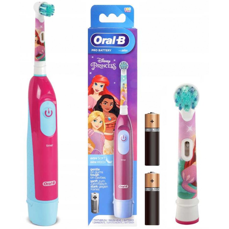 Szczoteczka elektryczna Oral-B Stages dla dzieci wzór Princess