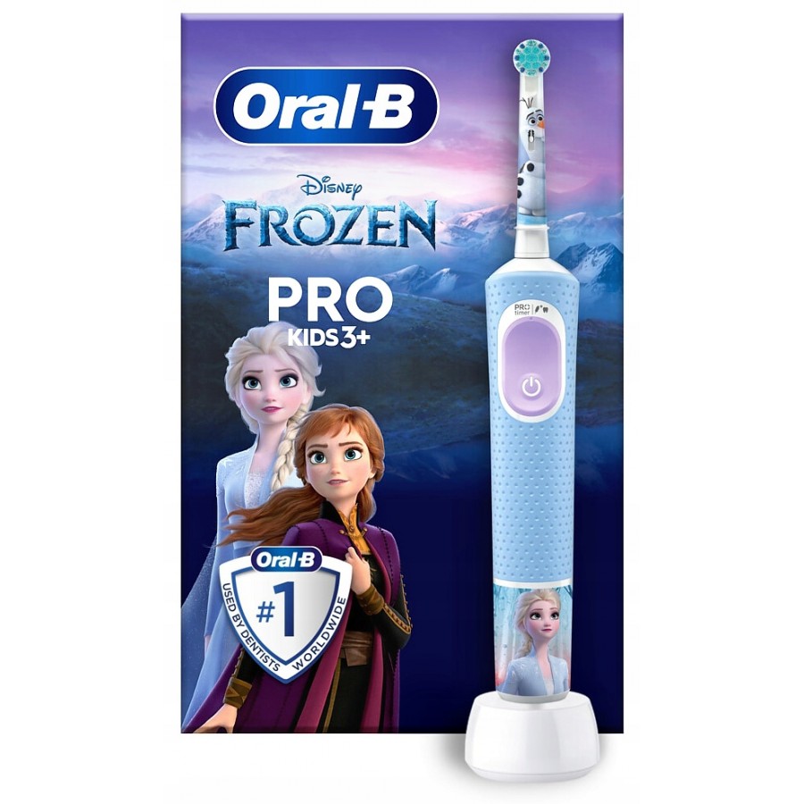 Oryginalna szczoteczka Oral-B Vitality Pro 103 z wzorem Frozen / Kraina Lodu